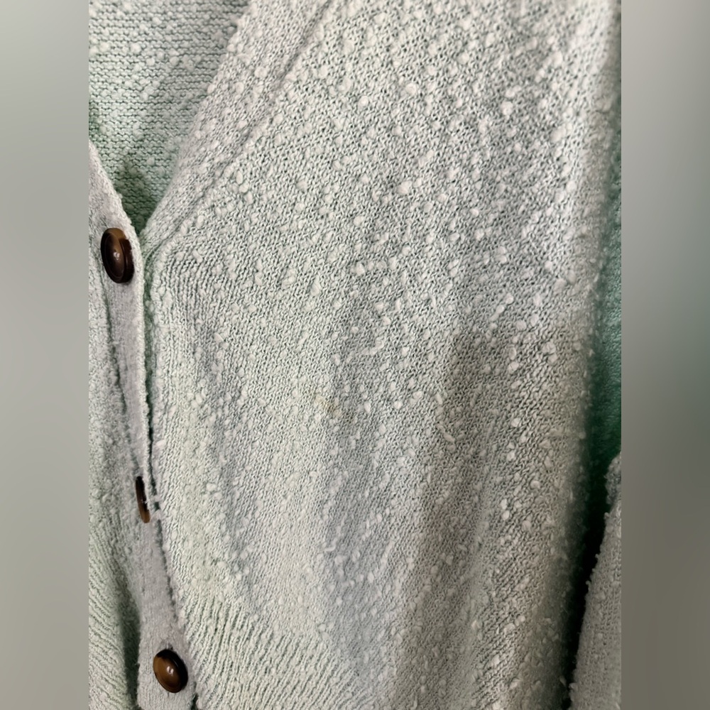 Free People Women’s ‘Found My Friend’ Mint Cardi Size Medium - Picture 5 of 10